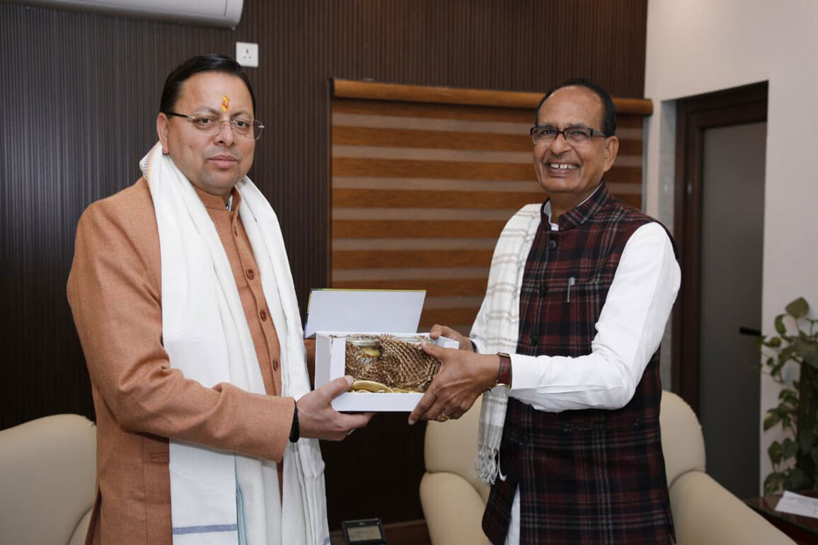 Uttarakhand CM meets Union Minister Shivraj Chouhan, discusses strengthening state's agricultural system, accelerating rural development