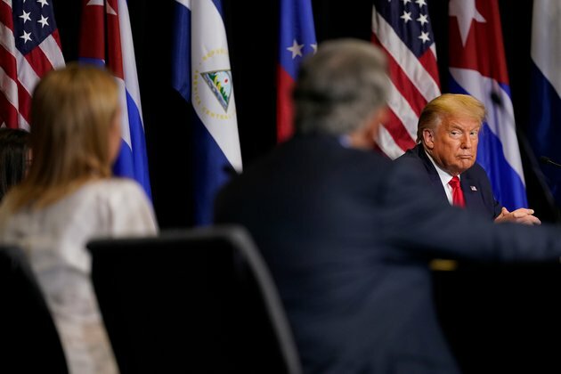 In Florida Visit, Trump Melds Venezuela Policy, Campaign Strategy