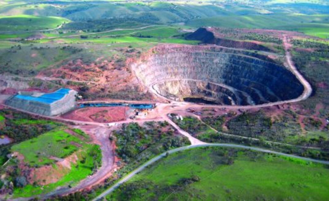 The original Kanmantoo pit, SA