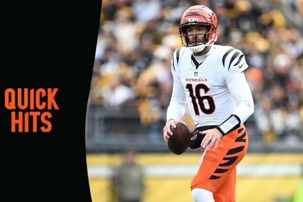 Postgame Quick Hits | Bengals Offense Stifled by Steelers in Loss