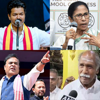 Government formation efforts gain momentum in Tamil Nadu, Assam, Bengal, Kerala; Mamata says will not resign as CM