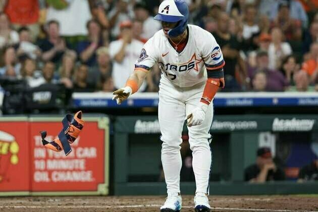 Astros introduce another new face to lineup against Guardians
