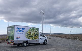 Tesco has introduced 30 electric vans this year ahead of plans to roll out 150 in 2022 | Credit:Tesco/EO Charging