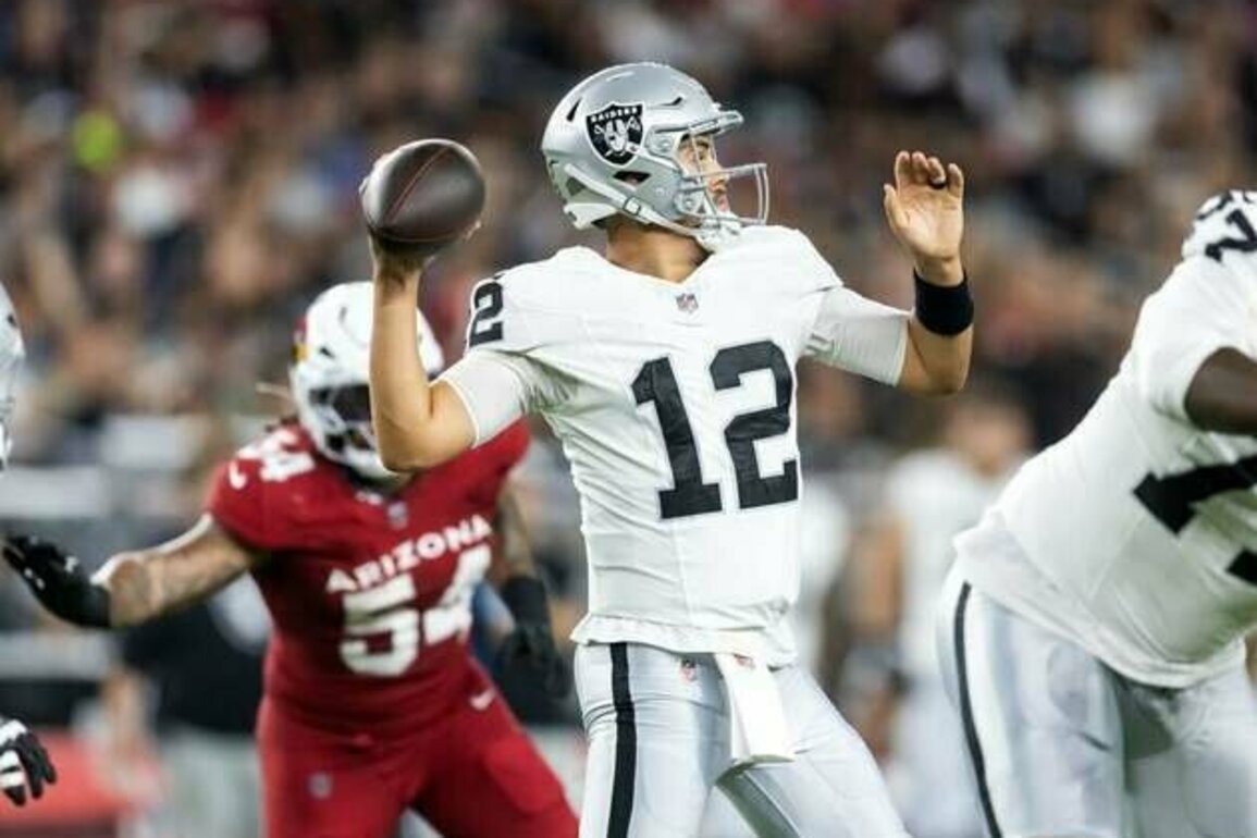 Raiders activate QB Aidan O'Connell (wrist) from IR
