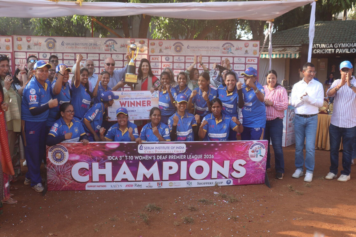 Mumbai Stars crowned champions of IDCA's 3rd T10 Women's Deaf Premier League