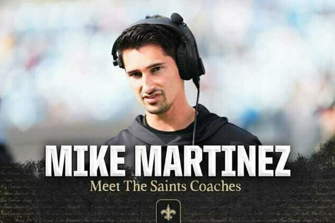 Meet the 2025 New Orleans Saints coaches: Mike Martinez