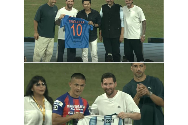 Messi in Mumbai: A 'Super Sunday' for fans as football icon meets Indian sporting icons Sachin Tendulkar, Sunil Chhetri