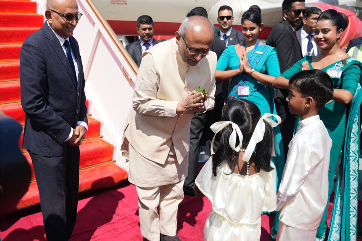 Vice President CP Radhakrishnan arrives in Sri Lanka on first foreign visit since assuming office
