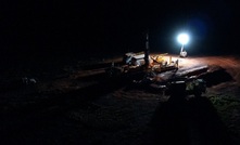 Drilling at Elizabeth Creek