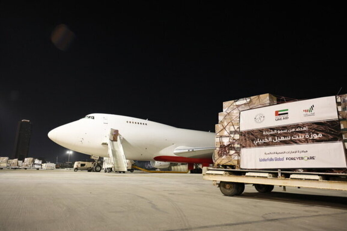 Urgent medical aid to Gaza under 'Operation Chivalrous Knight 3' following directives of Sheikha Moza bint Suhail Al Khaili