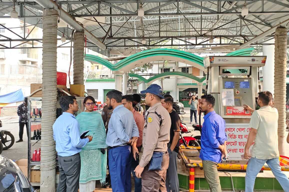 Bangladesh conducts drives at petrol pumps to inspect fuel stock