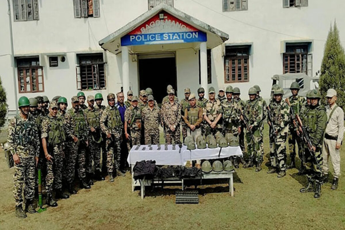 Manipur police seize arms, ammunition in ongoing security operations