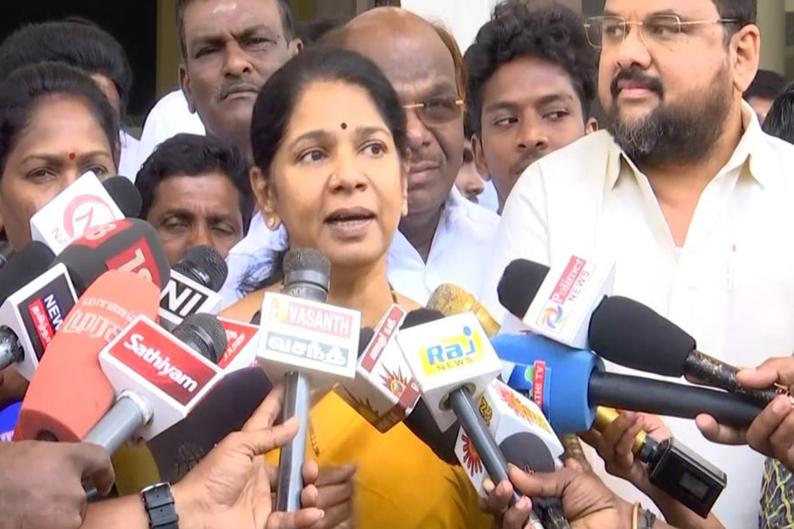 "DMK in alliance talks with Congress... ": MP Kanimozhi Karunanidhi on upcoming state elections