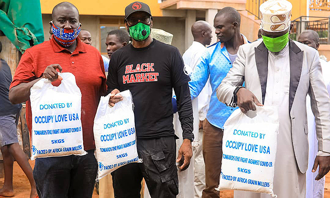 Muslims in Mbale receive 3 tonnes of maize flour Muslims in Mbale receive 3 tonnes of maize flour
