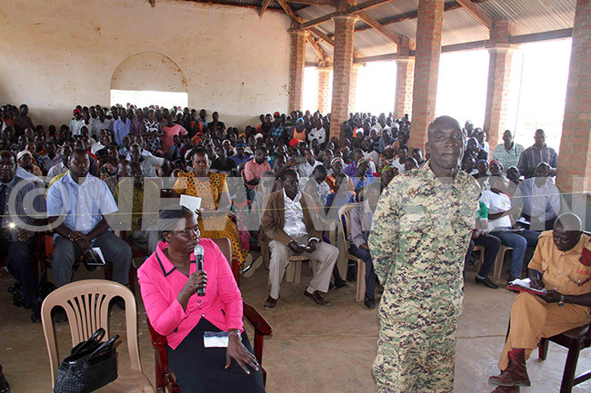  he 3rd ivision ourt artial in lebtong has sentenced saac ewton kello 35 a soldier to 320 years imprisonment for four counts of murder where for each count he is serving 80 years concurrently hoto by udson punyo