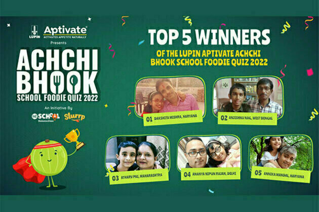 Meet the top 5 champions of Lupin Aptivate Achchi Bhook School Foodie Quiz 2022