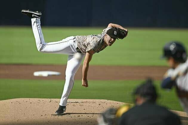 Padres finish sweep of Braves with second straight shutout
