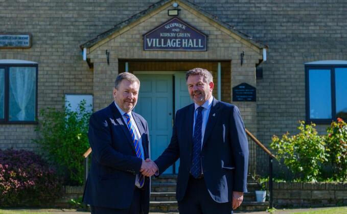 Lincolnshire County Council leader Sean Matthews (left) and North Kesteven District Council leader Richard Wright said: "With Lincolnshire bearing the brunt of Nationally Significant Infrastructure Projects applications, it is important we take a stand, and use the appropriate means to try and stop these developments where possible."