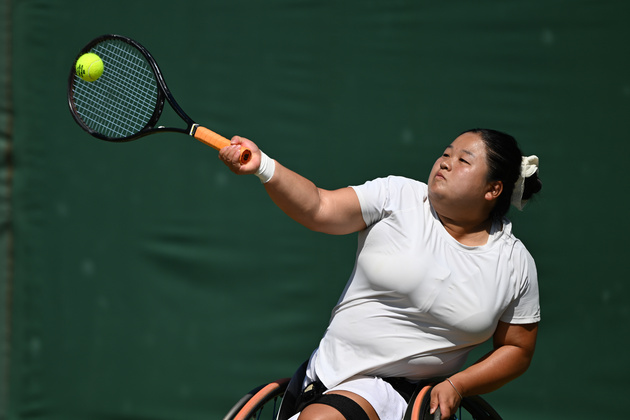 (SP)BRITAIN-LONDON-WHEELCHAIR TENNIS-WIMBLEDON-WOMEN'S SINGLES-FINAL
