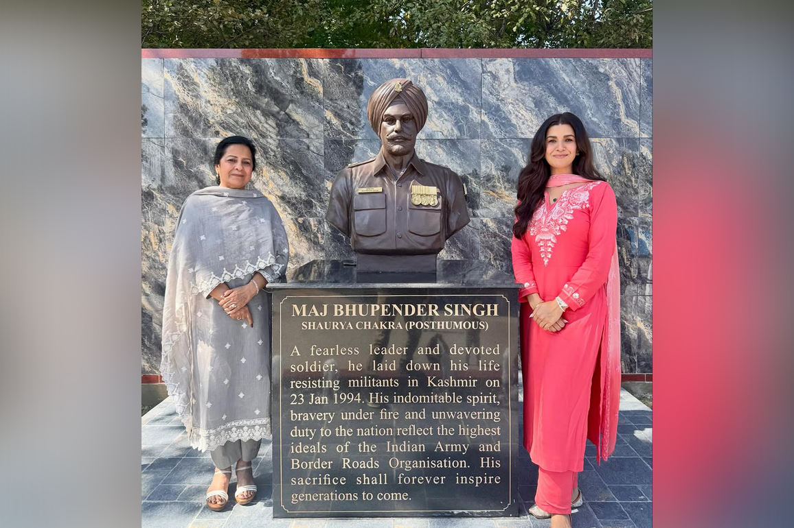 Nimrat Kaur pays tribute to father Major Bhupender Singh on 73rd birth anniversary in Kashmir