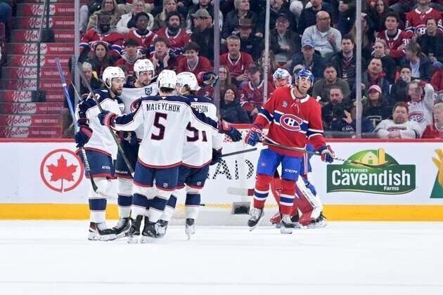 Blue Jackets cool off Canadiens, remain in playoff race