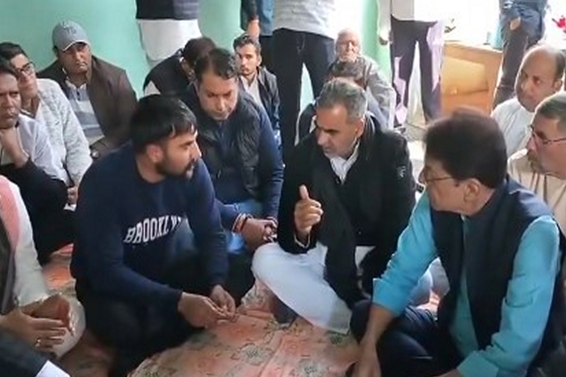 BJP leaders meet family of Army soldier Rinkil Balyan killed in J-K road mishap