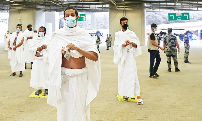 Pilgrims stone Satan in last major rite of scaled-back hajj Pilgrims stone Satan in last major rite of scaled-back hajj