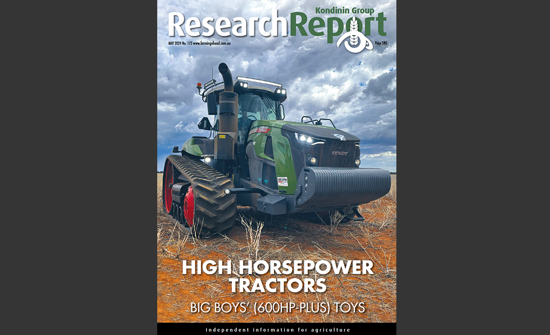 Research Report - May 2024 - High Horsepower Tractors