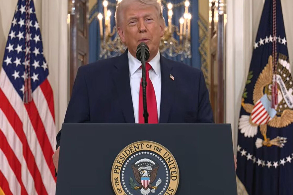 Trump signals "core ojective" of operation against Iran met, says "will continue to hit them"