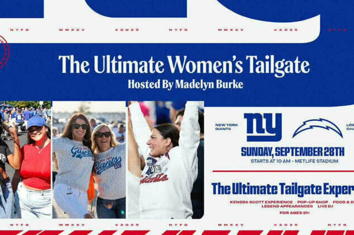 Giants kick off gameday with The Ultimate Women's Tailgate