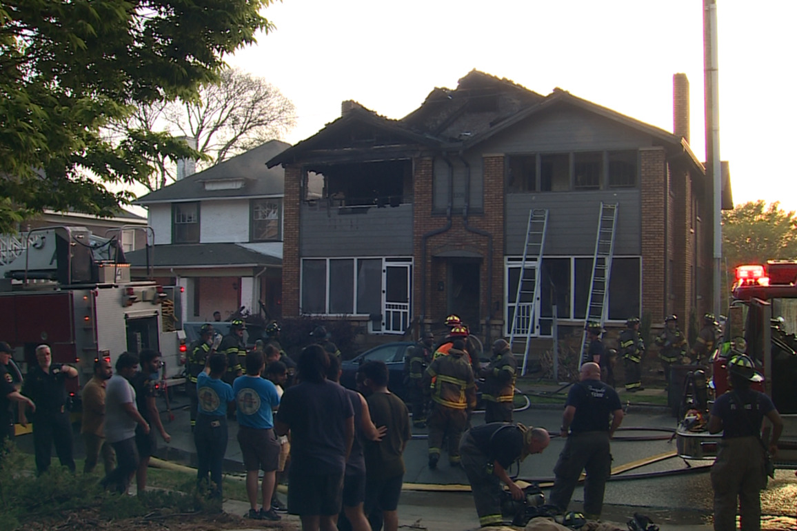 Four people rescued, two taken to hospital after Birmingham apartment fire