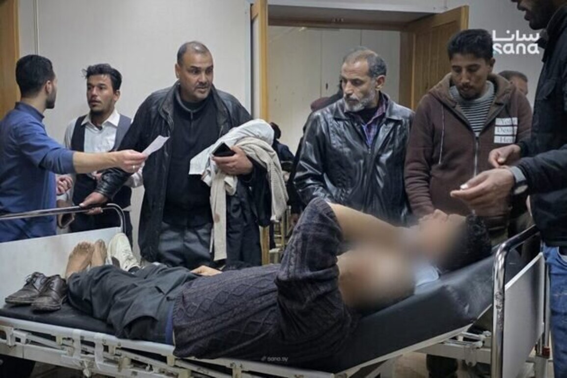 33 people injured in an explosion at a wedding celebration in Daraa