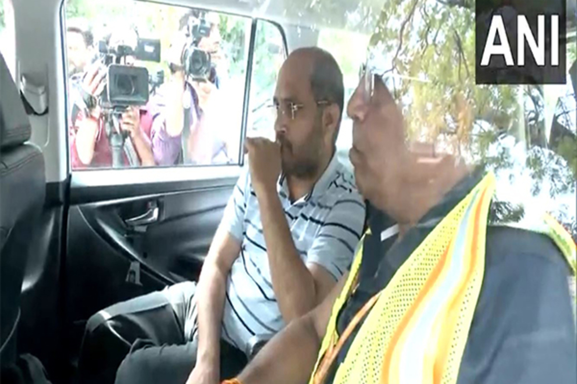 AAIB officials arrive at AI-171 crash site in Ahmedabad