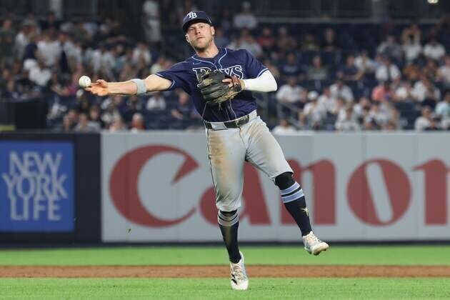 Rays place SS Taylor Walls (oblique) on IL; Carson Williams on deck