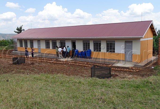 ne of two new classroom blocks at uma emorial rimary chool hoto by addeo wambale