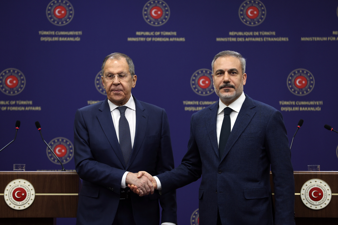 TRKIYE-ANKARA-RUSSIAN FM-TURKISH FM-PRESS CONFERENCE