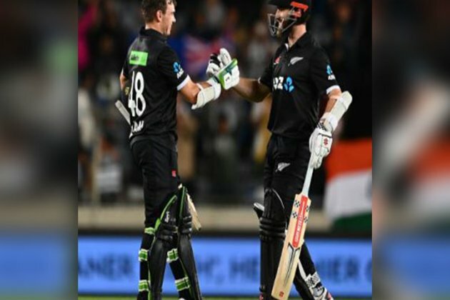 Latham, Williamson share record 4th wicket stand, secure 7 wicket win against India