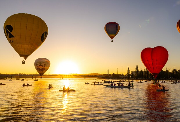 AUSTRALIA-CANBERRA-HOT AIR BALLOON-FESTIVAL