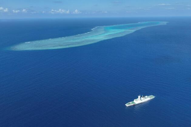 InPics | China Coast Guard vessel Sandu patrols in South China Sea