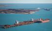 The port of Dampier in WA's Pilbara