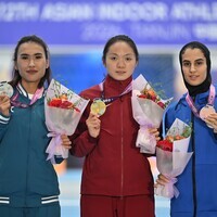 (SP)CHINA-TIANJIN-ATHLETICS-ASIAN INDOOR CHAMPIONSHIPS-WOMEN'S 800M (CN)