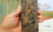  Coarse sulphides within brecciated and altered sediments from Lamil drilling.