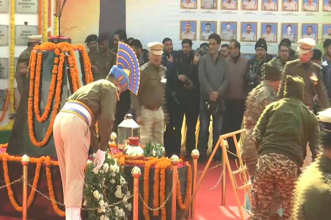 J-K: Wreath-laying ceremony held for 2019 Pulwama attack heroes at Lethpora in Pulwama