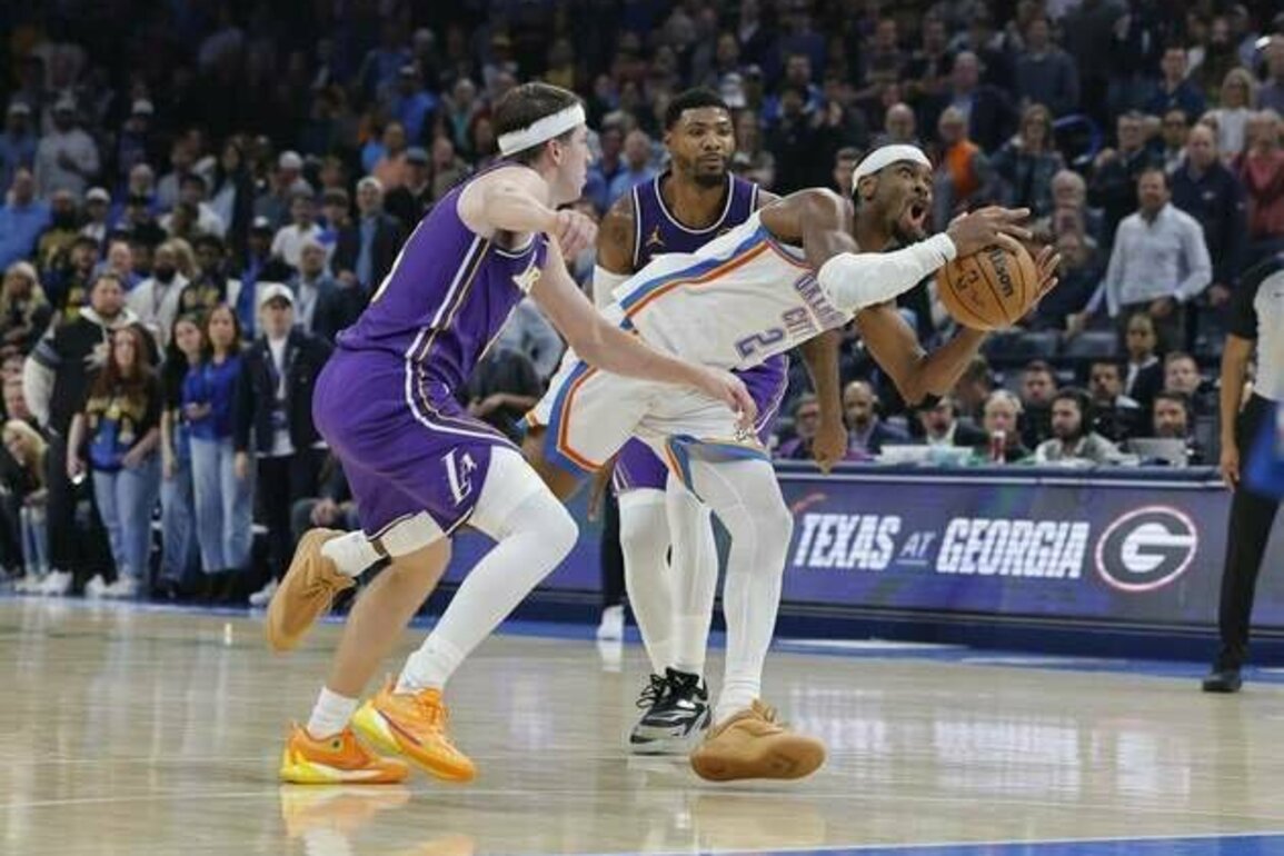 Shai Gilgeous-Alexander, Thunder get off to fast start in rout of Lakers