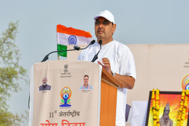 Yoga is a gift of Indian civilisation, celebrated globally due to PM Modi's efforts: Rajasthan CM