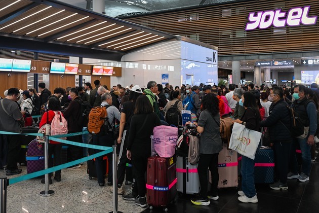 TRKIYE-ISTANBUL-CHINA-STRANDED TAIWAN COMPATRIOTS-RETURNING HOME FROM MIDDLE EAST