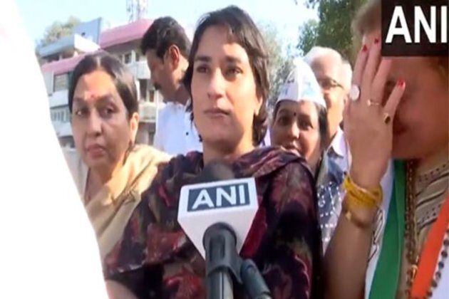 Maharashtra polls: Wrestler and Haryana Congress MLA Vinesh Phogat holds roadshow in Pune