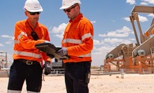 Workers in the Cooper Basin, in the harsh Outback sun. Credit: Shannon Hemmings