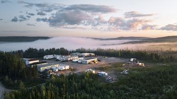 Q2 Metals' Cisco lithium project in Québec, Canada.