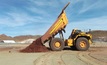 The first load of iron ore at Atlas Iron's Mount Webber mine